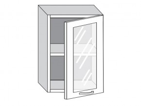 1.50.3 Шкаф настенный (h=720) на 500мм с 1-ой стекл. дверцей в Ханты-Мансийске - hanty-mansijsk.magazinmebel.ru | фото