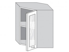 1.60.3у Шкаф настенный (h=720) угловой на 600мм со стекл. дверцей в Ханты-Мансийске - hanty-mansijsk.magazinmebel.ru | фото