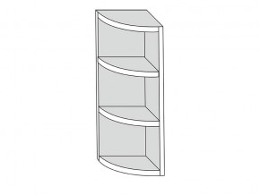 19.30.0р Полка угловая (h=913) радиусная  ЛДСП УНИ в Ханты-Мансийске - hanty-mansijsk.magazinmebel.ru | фото