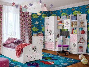 Детская комната Юниор-2 Мальвина в Ханты-Мансийске - hanty-mansijsk.magazinmebel.ru | фото