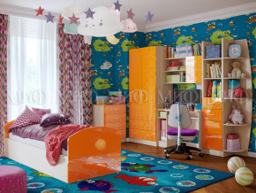 Детская комната Юниор-2 Оранжевый металлик в Ханты-Мансийске - hanty-mansijsk.magazinmebel.ru | фото
