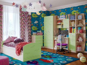 Детская комната Юниор-2 Салатовый в Ханты-Мансийске - hanty-mansijsk.magazinmebel.ru | фото