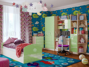 Детская комната Юниор-2 Салатовый металлик в Ханты-Мансийске - hanty-mansijsk.magazinmebel.ru | фото