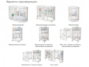 Детская кроватка белая Эстель в Ханты-Мансийске - hanty-mansijsk.magazinmebel.ru | фото - изображение 2