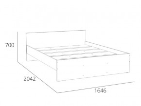 Кровать 1600 НМ 011.53 Симпл Белый Фасадный в Ханты-Мансийске - hanty-mansijsk.magazinmebel.ru | фото - изображение 4