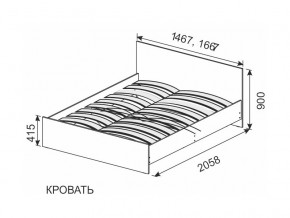 Кровать 1600х2000 ортопедическое основание в Ханты-Мансийске - hanty-mansijsk.magazinmebel.ru | фото