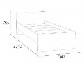 Кровать 900 НМ 011.53-01 Симпл Дуб Сонома в Ханты-Мансийске - hanty-mansijsk.magazinmebel.ru | фото - изображение 2