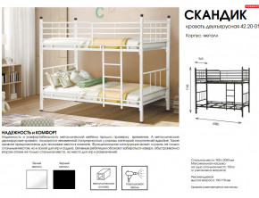 Кровать двухъярусная Скандик 42.20-01 в Ханты-Мансийске - hanty-mansijsk.magazinmebel.ru | фото - изображение 2