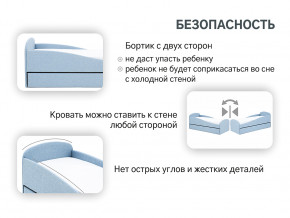 Кровать с ящиком Letmo небесный (рогожка) в Ханты-Мансийске - hanty-mansijsk.magazinmebel.ru | фото - изображение 15