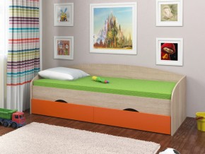 Кровать Соня 2 сонома-оранжевый в Ханты-Мансийске - hanty-mansijsk.magazinmebel.ru | фото