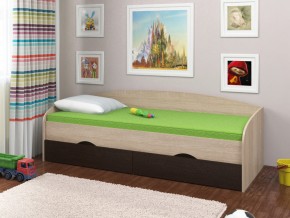 Кровать Соня 2 сонома-венге в Ханты-Мансийске - hanty-mansijsk.magazinmebel.ru | фото