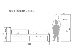 Кровать Svogen classic с ящиками и бортиком графит в Ханты-Мансийске - hanty-mansijsk.magazinmebel.ru | фото - изображение 2