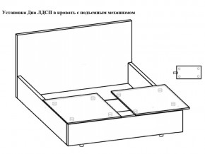 Кровать Токио норма 180 с механизмом подъема и дном ЛДСП в Ханты-Мансийске - hanty-mansijsk.magazinmebel.ru | фото - изображение 5