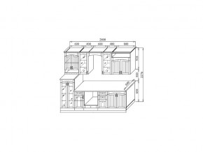 Кухня Кантри 2800 мм в Ханты-Мансийске - hanty-mansijsk.magazinmebel.ru | фото - изображение 2