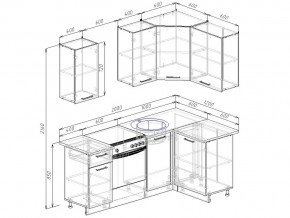 Кухонный гарнитур Антрацит 2000х1200 в Ханты-Мансийске - hanty-mansijsk.magazinmebel.ru | фото - изображение 3