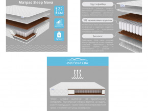 Матрас Sleep Nova шириной 1400 мм в Ханты-Мансийске - hanty-mansijsk.magazinmebel.ru | фото - изображение 2