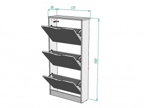 Обувница W115 в Ханты-Мансийске - hanty-mansijsk.magazinmebel.ru | фото - изображение 3