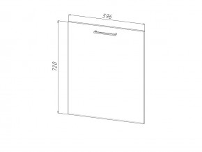 П 60 Комплект для посудомоечной машины 600 мм (цоколь + фасад) ЛДСП в Ханты-Мансийске - hanty-mansijsk.magazinmebel.ru | фото