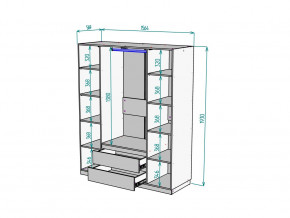 Шкаф Malta light H302 Белый в Ханты-Мансийске - hanty-mansijsk.magazinmebel.ru | фото - изображение 2