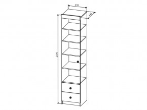 Шкаф Сканди ШД450.1 в Ханты-Мансийске - hanty-mansijsk.magazinmebel.ru | фото - изображение 2