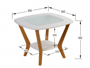 Стол журнальный Мельбурн Белый в Ханты-Мансийске - hanty-mansijsk.magazinmebel.ru | фото - изображение 2